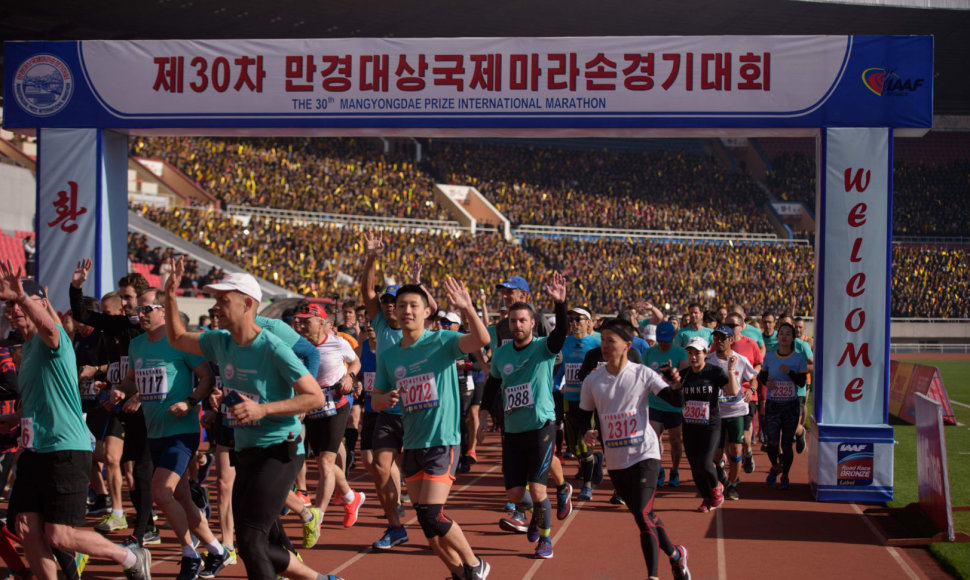 Pchenjano maratone – dvigubai daugiau užsieniečių. 