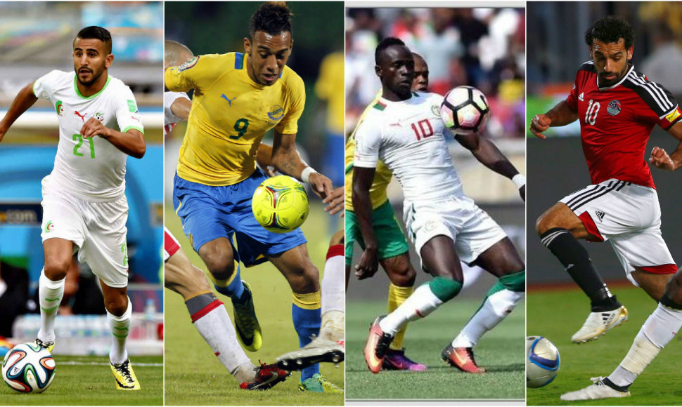 Afrikos futbolo ryškiausios žvaigždės