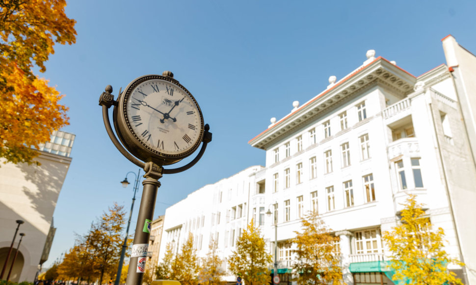 Laikrodžiai Vilniaus gatvėse