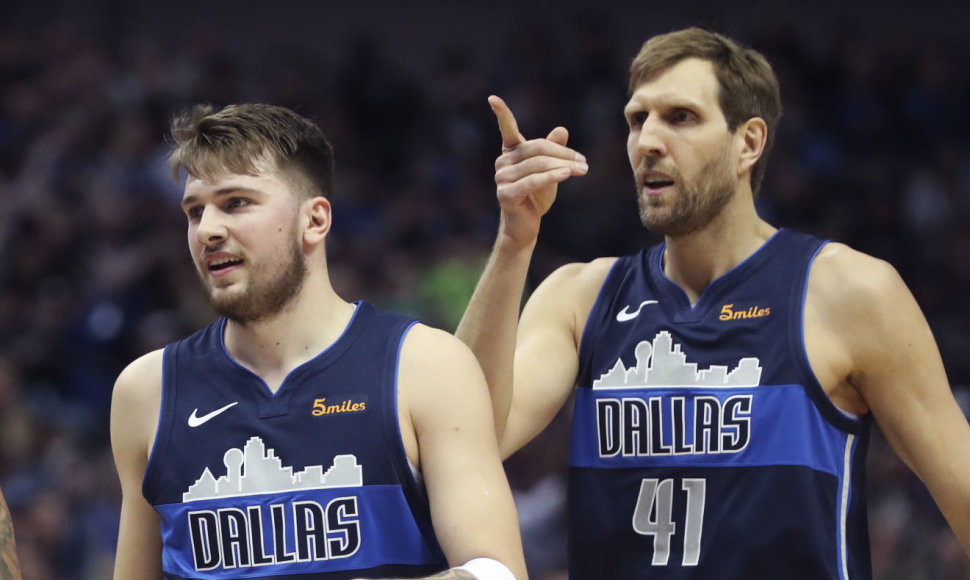 Luka Dončičius ir Dirkas Nowitzkis