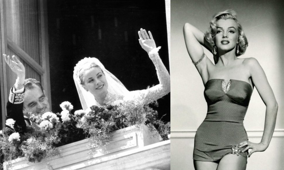 Monako princas Rainieras ir princesė Grace, Marilyn Monroe