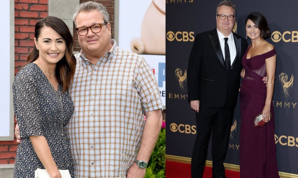 Ericas Stonestreetas su sužadėtine Lindsay Schweitzer