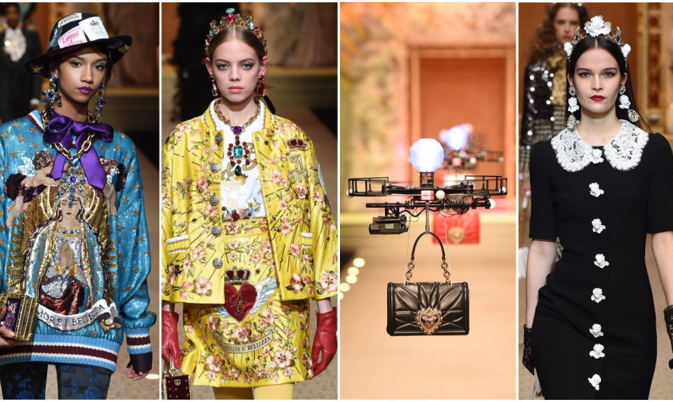„Dolce & Gabbana“ kolekcijos modeliai