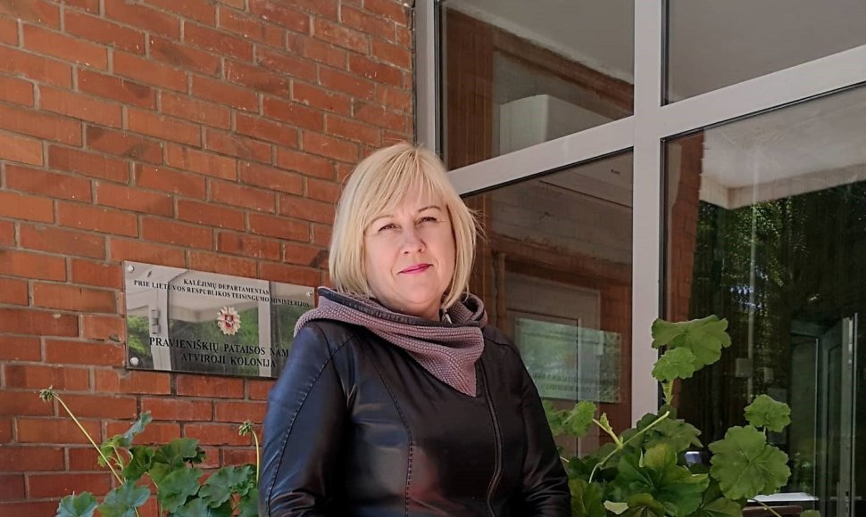 Pataisos namų socialinė darbuotoja Lena Ščerbavičienė