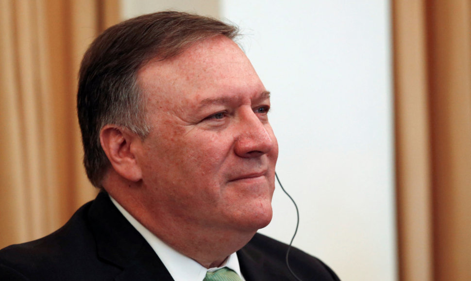 M.Pompeo netikėtai atvyko į Afganistaną