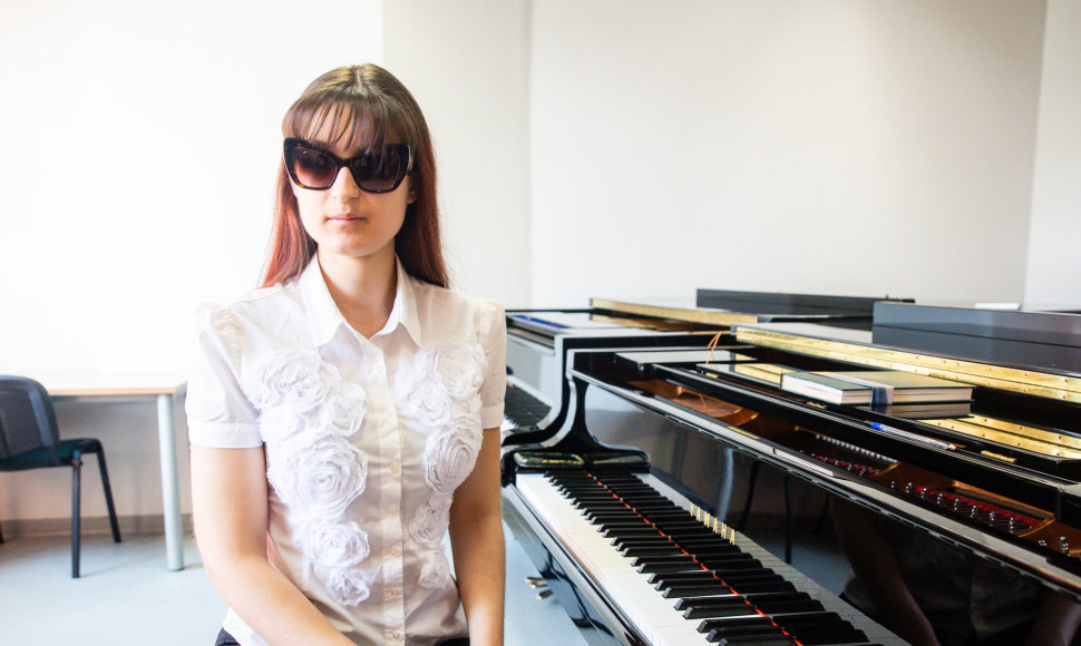 Neregė pianistė Silvija Beatričė