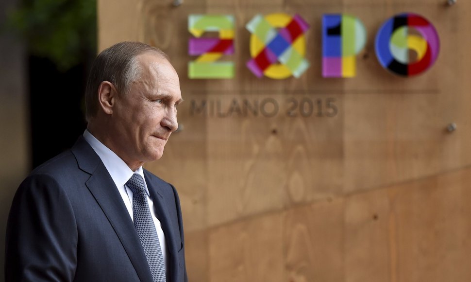 Putino vizitas Milano „EXPO 2015“ parodoje