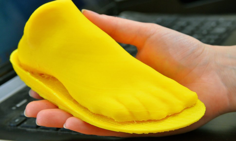 3D būdu atspausdintas pėdos modelis