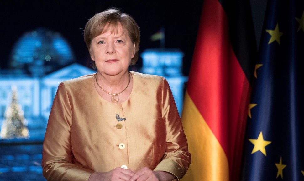 Angelos Merkel naujametinis sveikinimas