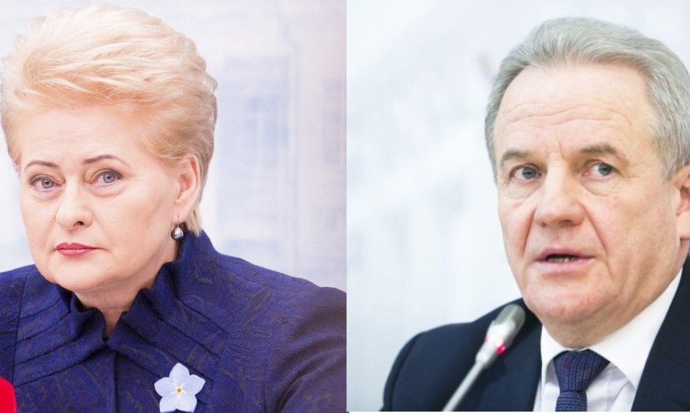 Dalia Grybauskaitė ir Kęstutis Trečiokas