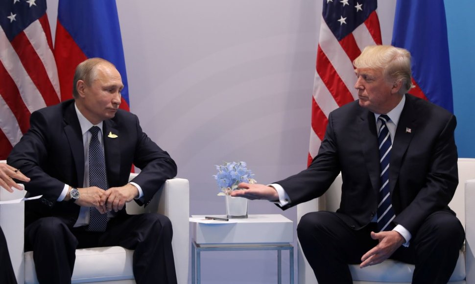 Vladimiro Putino ir Donaldo Trumpo susitikimas