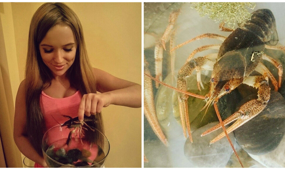 Monika &Scaron;alčiūtė su Žnypliumi