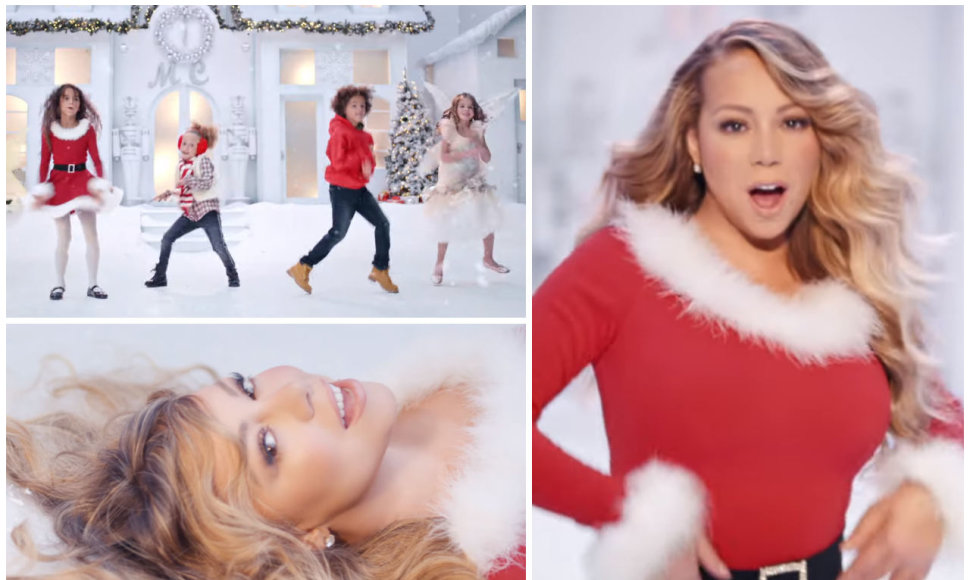 Kadras ir naujo dainos „All I Want For Christmas“ vaizdo klipo