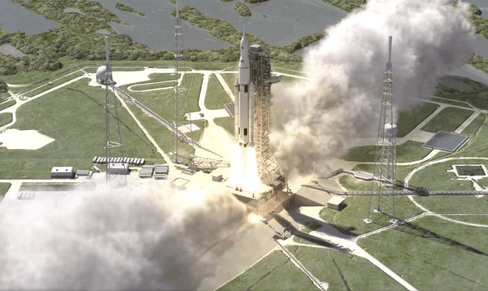 NASA raketa „Space Launch System“ 