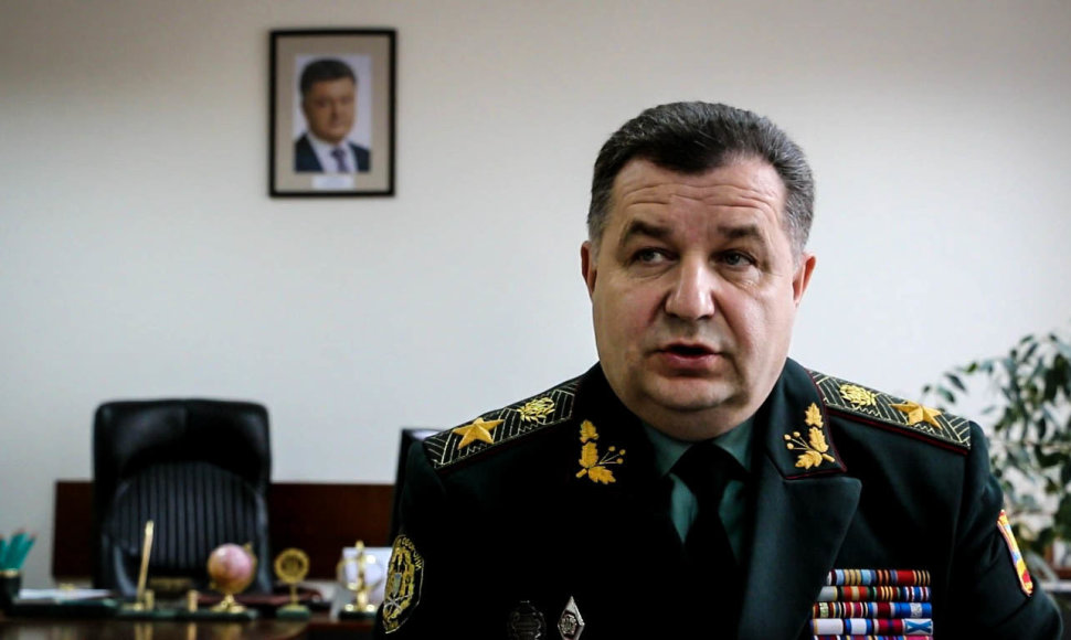 Ukrainos gynybos ministras Stepanas Poltorakas