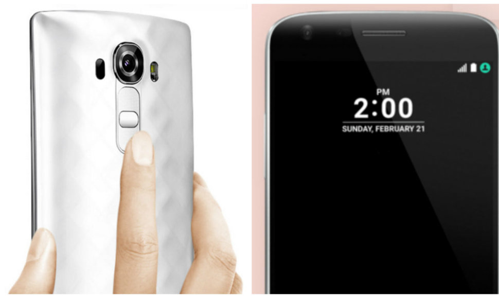 Telefonai LG G4 ir LG G5