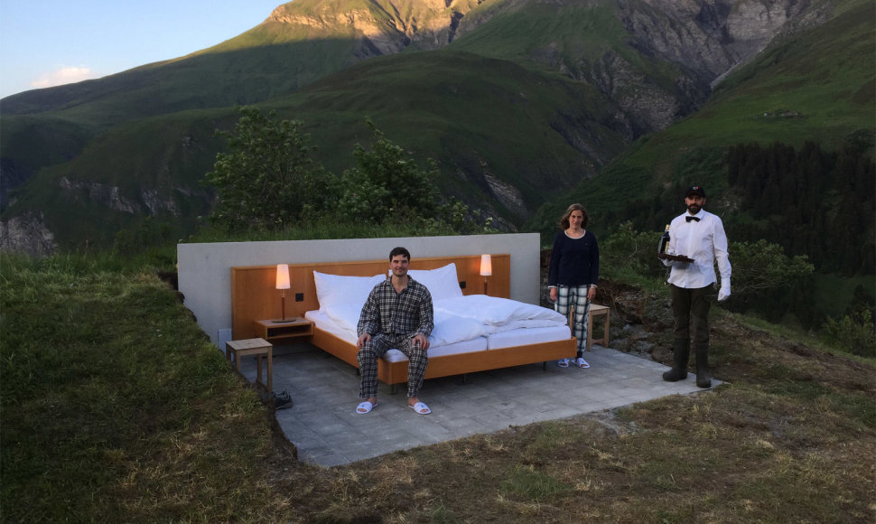 „Null Stern“ viešbutis Šveicarijos kalnuose