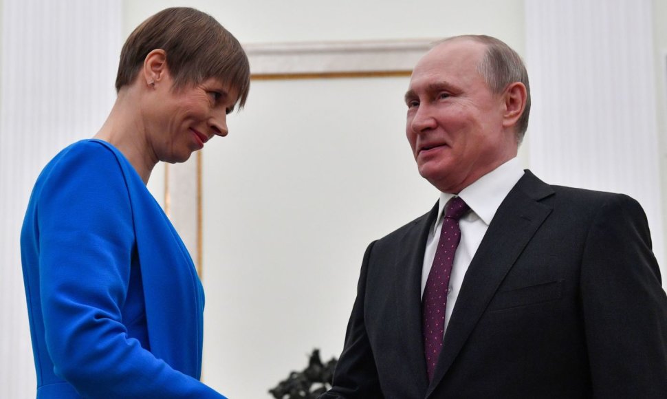 K.Kaljulaid ir V.Putino susitikimas Maskvoje