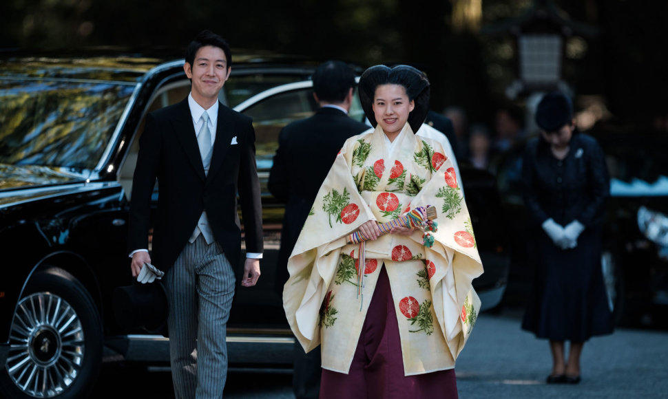 Japonijos princesės Ayako ir nekilmingo verslininko Kei Moriya vestuvės