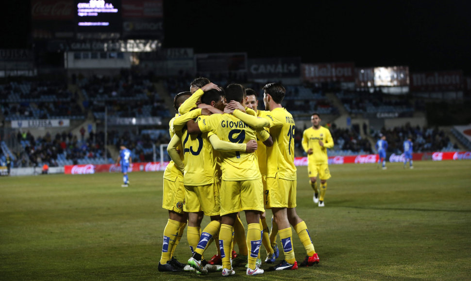 „Villarreal“ pirmą kartą istorijoje pateko į Karaliaus taurės pusfinalį