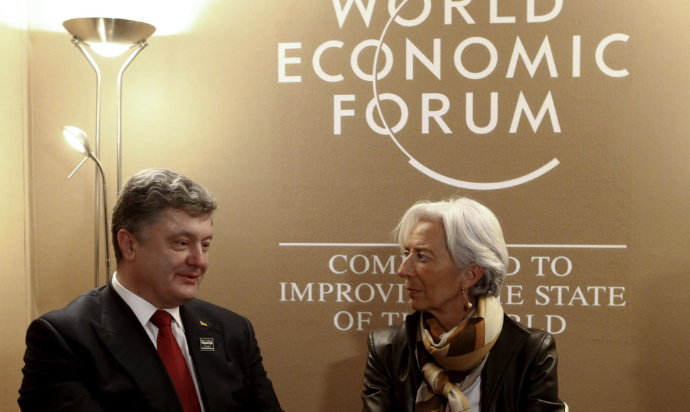 Petro Porošenka ir Christine Lagarde