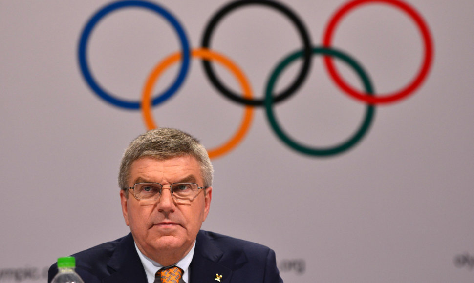IOC prezidentas Thomas Bachas