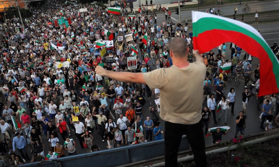 Protestas Bulgarijoje.