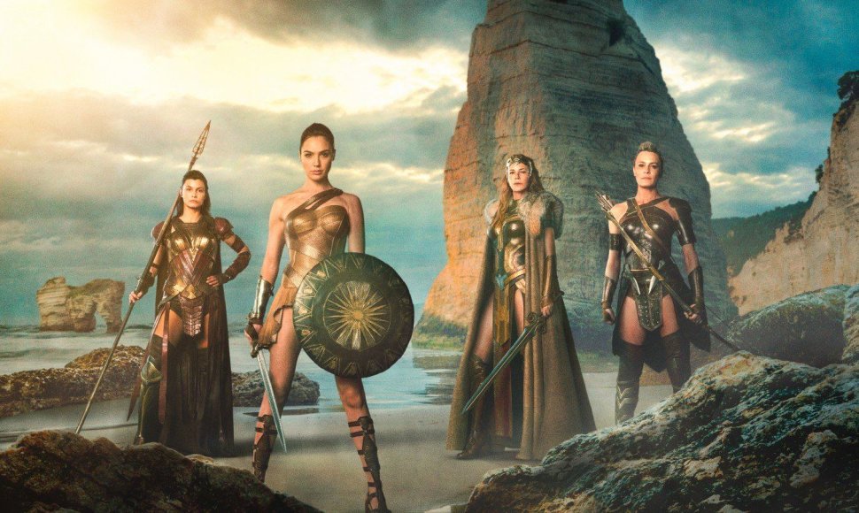 Lisa Loven Kongsli, Gal Gadot, Connie Nielsen ir Robin Wright filme „Nuostabioji moteris“