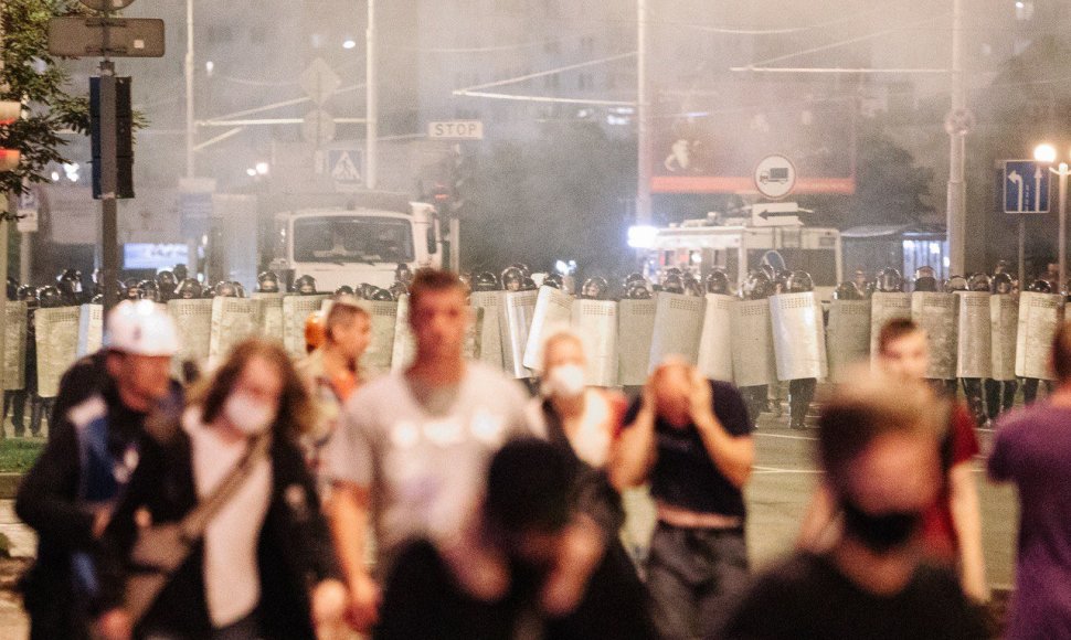 Baltarusijos fotografai dalinasi vaizdais iš protestų jų šalyje