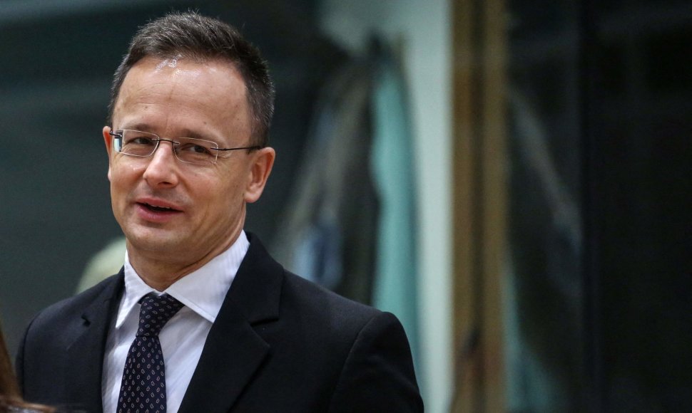 Vengrijos užsienio reikalų ministras Peteris Szijjarto