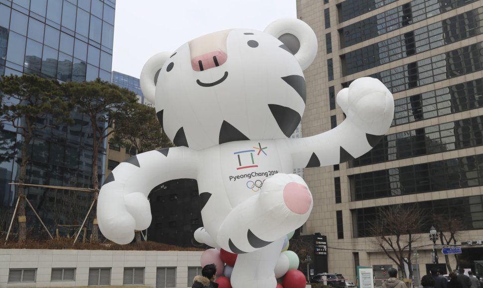 2018 metų Pjongčango žiemos žaidynių atributika