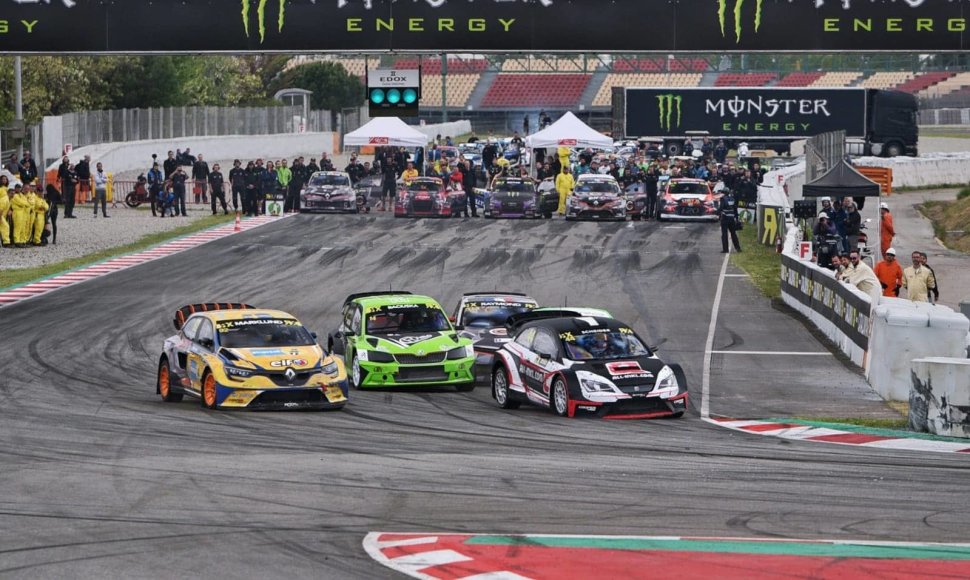 Rokas Baciuška „World RX“ etape Barselonoje , sekmadienio kvalifikacija Q3