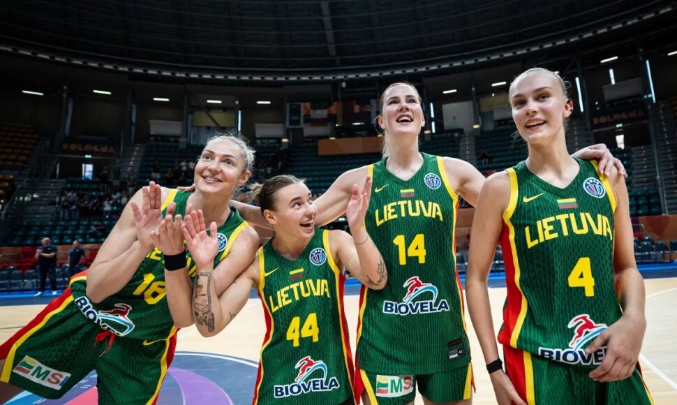 Lietuvos moterų krep&scaron;inio rinktinės startas Europos čempionate