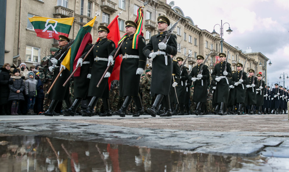 Trijų Baltijos valstybių vėliavų pakėlimo ceremonija