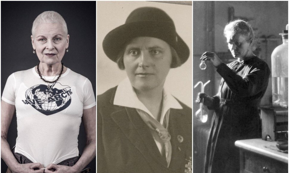 Vivienne Westwood, Sofija Kymantaitė-Čiurlionienė, Marie Curie