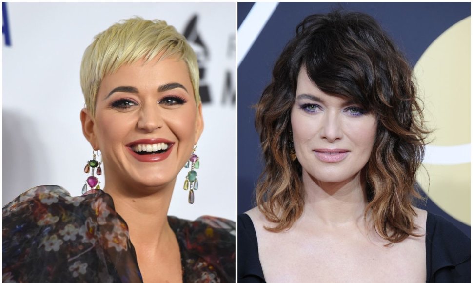 Katy Perry ir Lena Headey