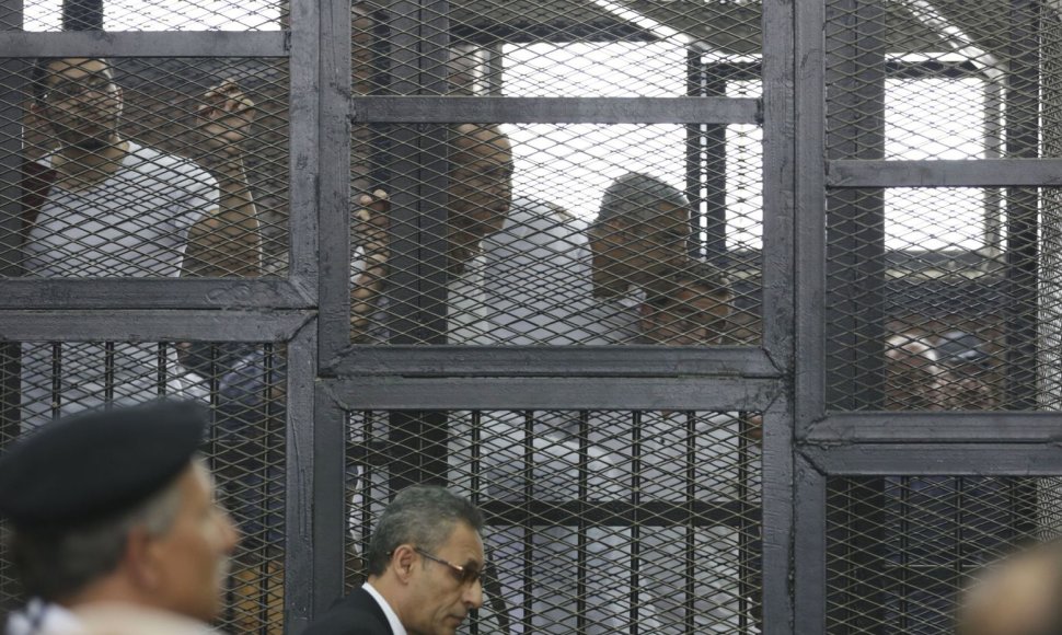 Žurnalistai Egipto teisme