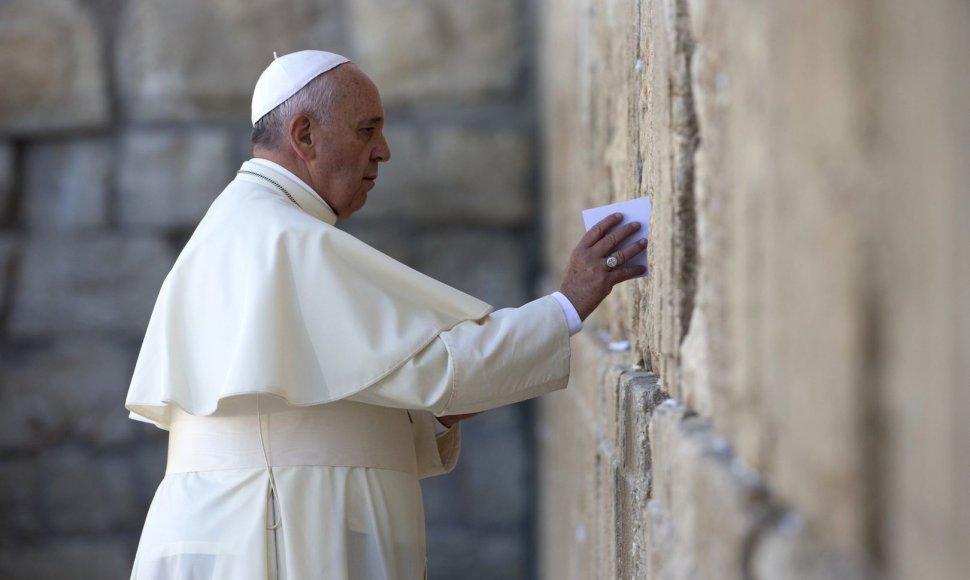 Popiežius Pranciškus Jeruzalėje
