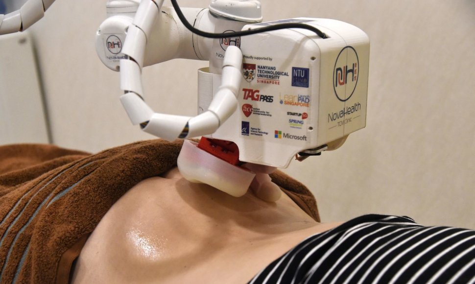 Singapūre masažą atlieka robotė-masažuotoja