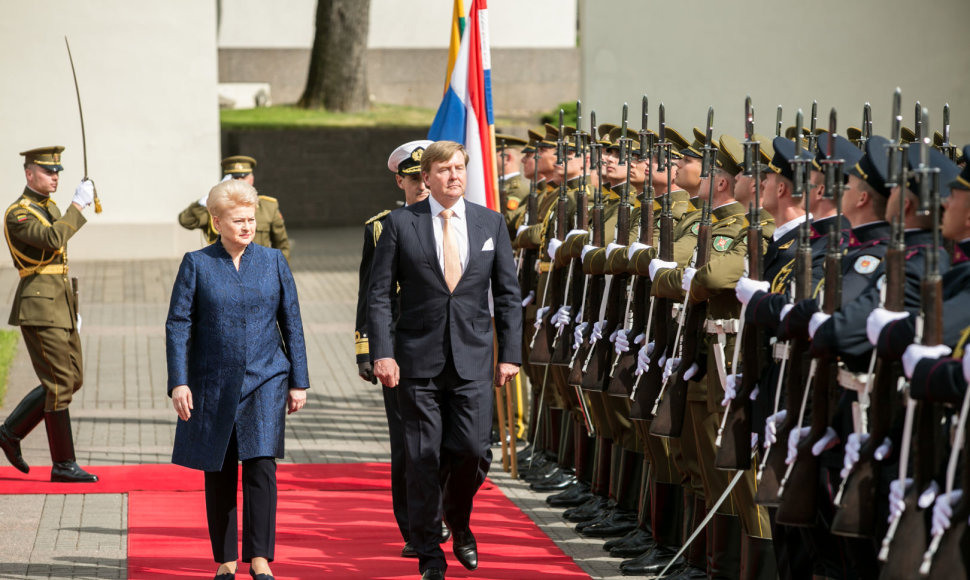 Dalia Grybauskaitė ir Willemas-Alexanderis