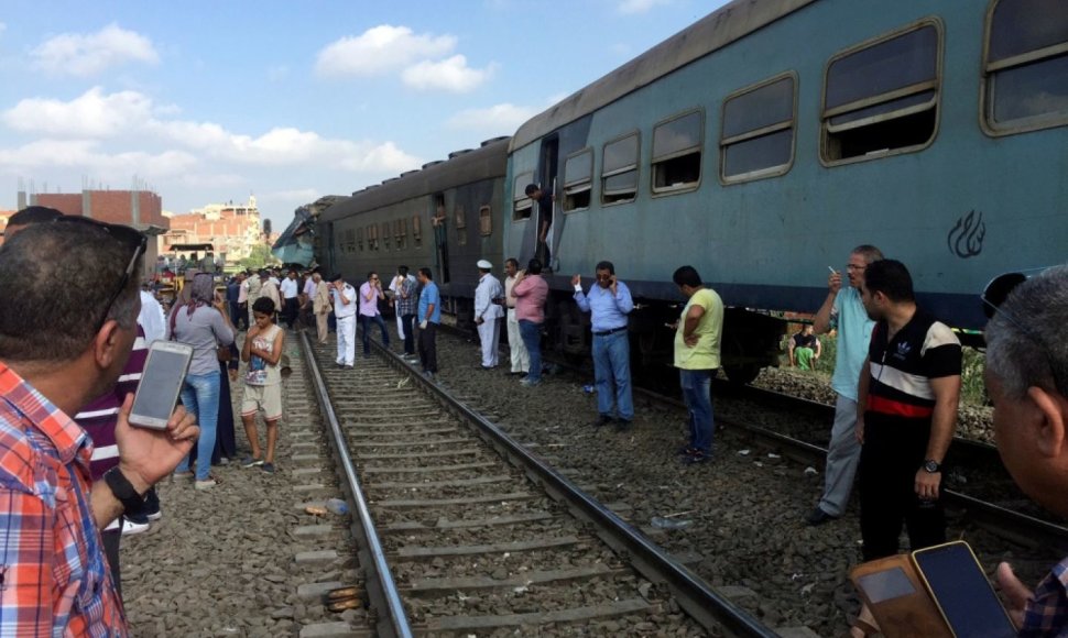 Traukinių avarija Egipte