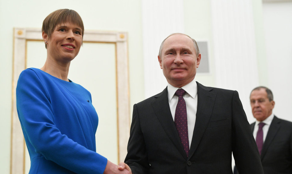Kersti Kaljulaid ir Vladimiras Putinas