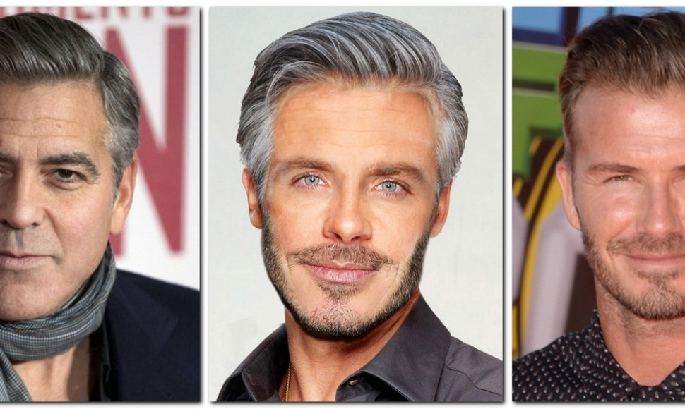 Georgas Clooney ir Davidas Beckhamas