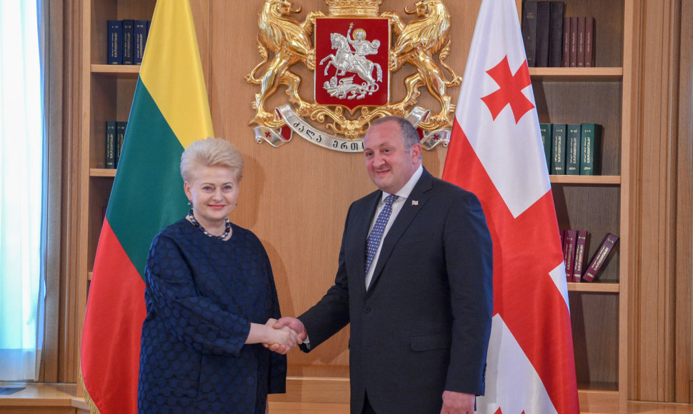 Dalia Grybauskaitė ir Georgijus Margvelašvilis