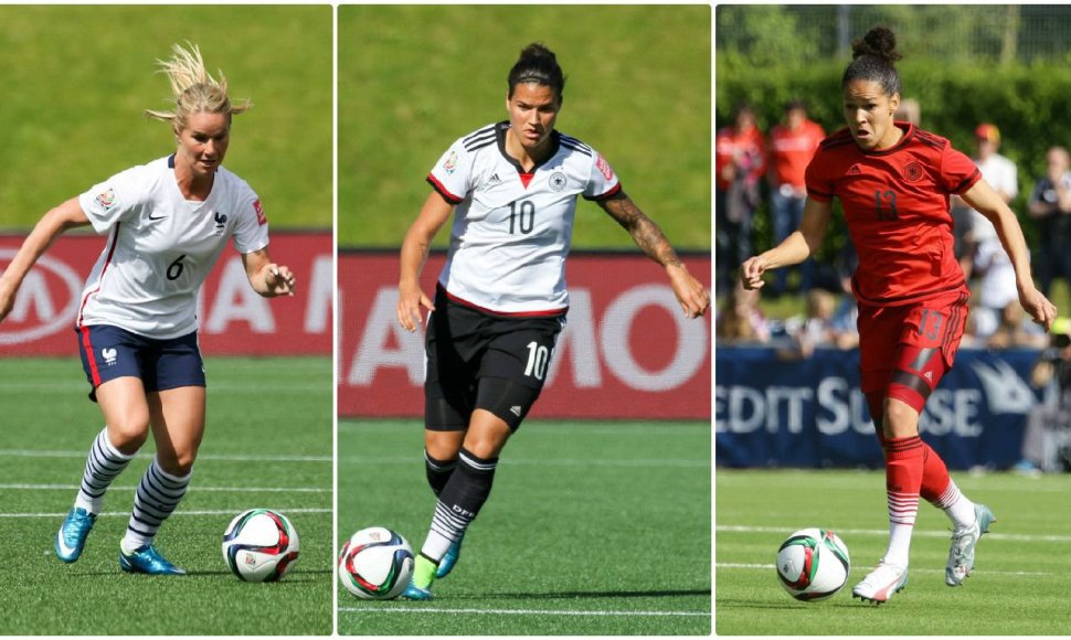 Amandine Henry,  Dzsenifer Marozsan, Celia Šašič