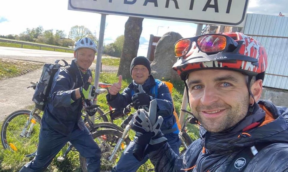 Vytauto Švedo kelionė dviračiu aplink Lietuvą