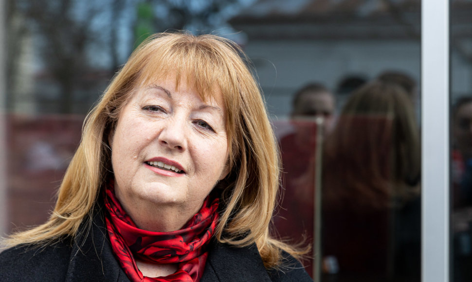 Vilija Blinkevičiūtė balsavo antrajame savivaldos rinkimų ture