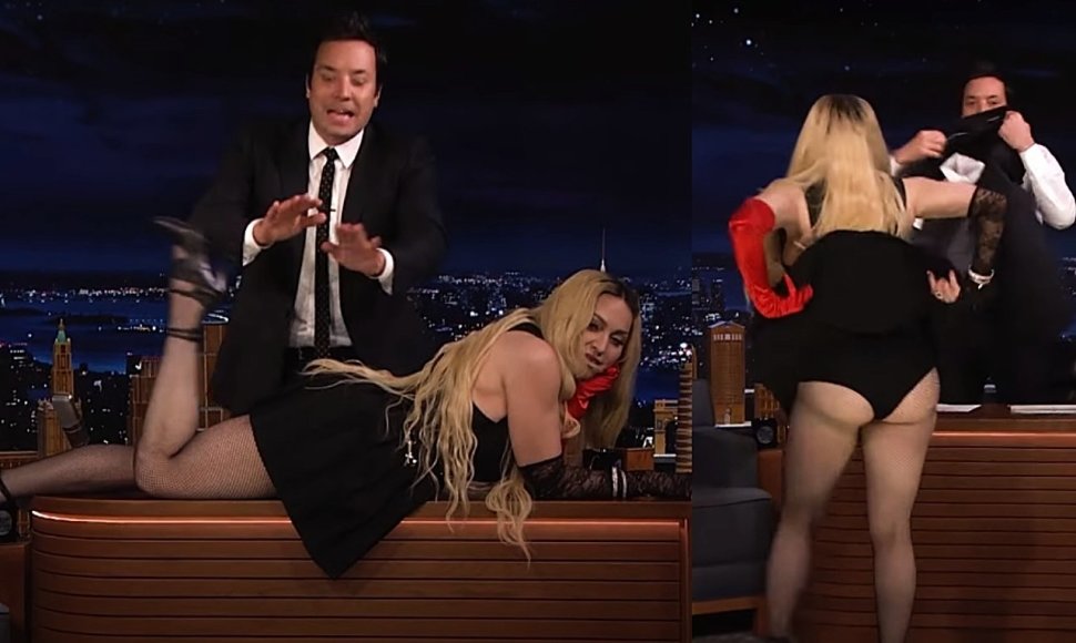 Madonna „The Tonight Show Starring Jimmy Fallon“ laidoje