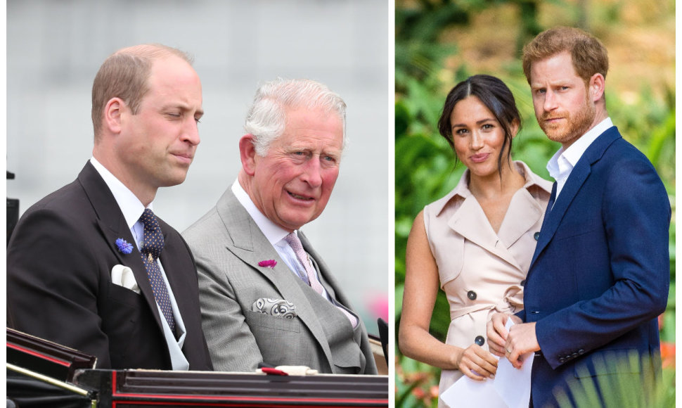Princas Williamas, princas Charlesas, Sasekso hercogai Harry ir Meghan Markle