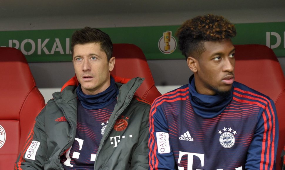 Robertas Lewandowskis ir Kingsley Comanas